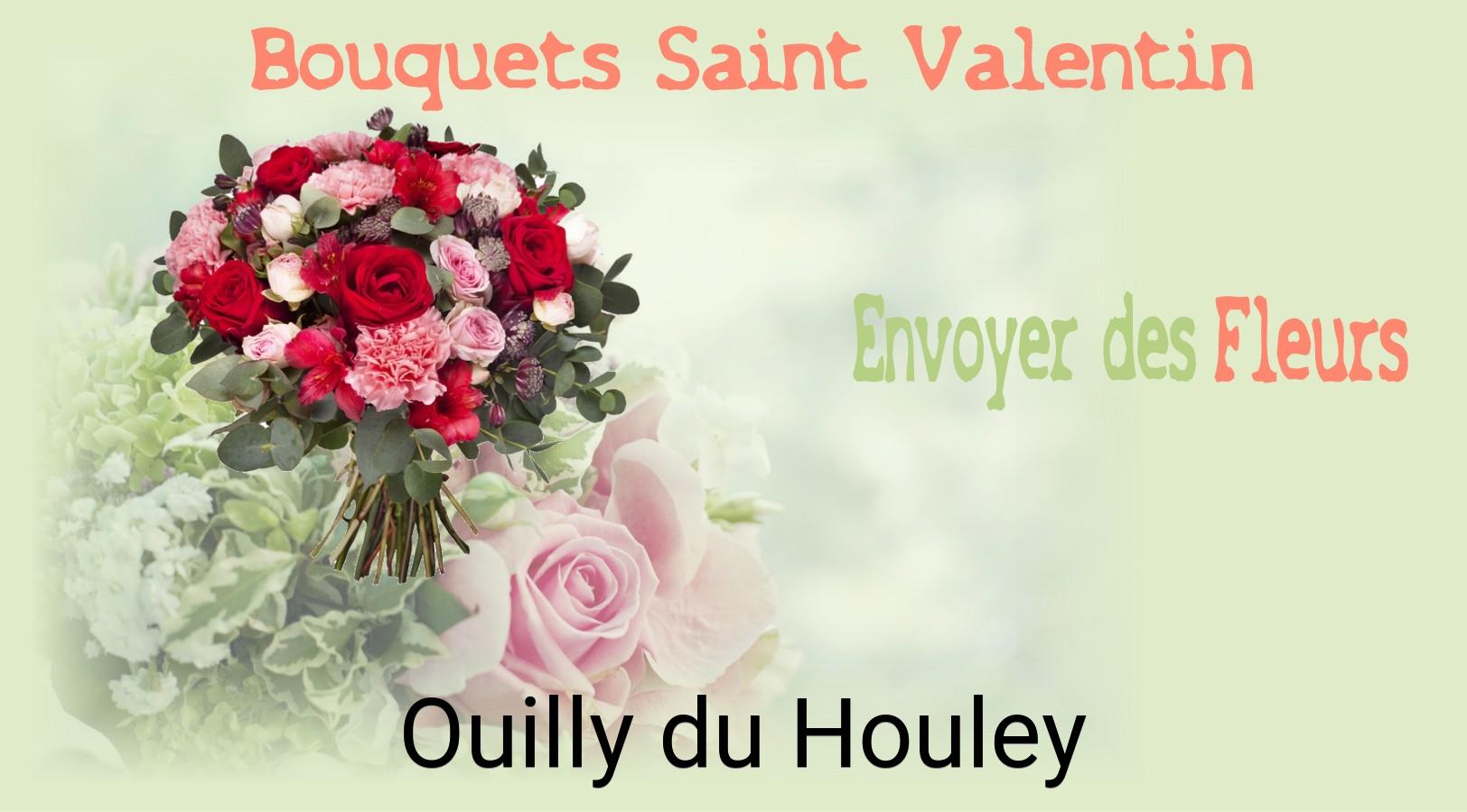 Roses de Saint-Valentin livrées à Ouilly-du-Houley